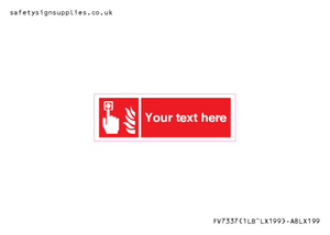 Custom Fire Alarm call point